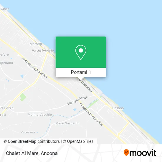 Mappa Chalet Al Mare