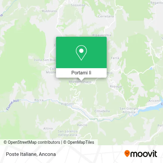 Mappa Poste Italiane
