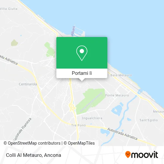Mappa Colli Al Metauro