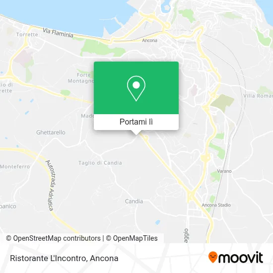 Mappa Ristorante L'Incontro