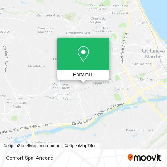 Mappa Confort Spa