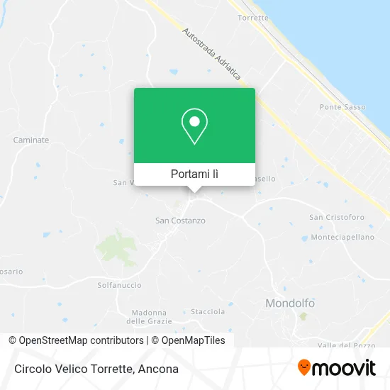Mappa Circolo Velico Torrette