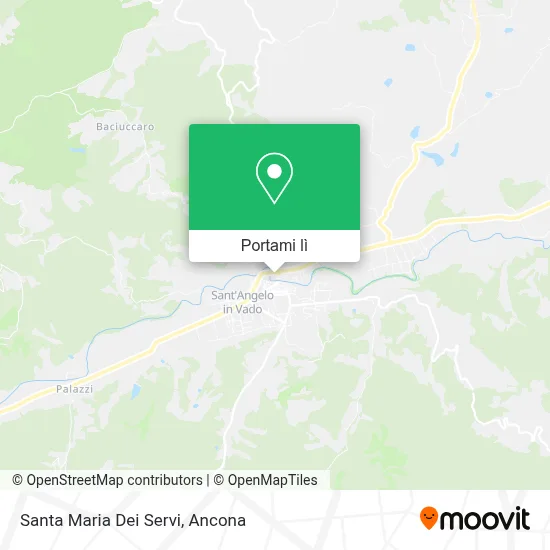 Mappa Santa Maria Dei Servi