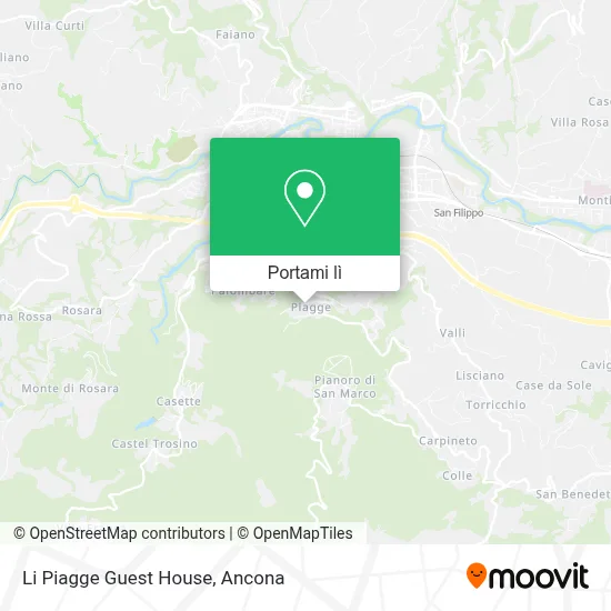 Mappa Li Piagge Guest House