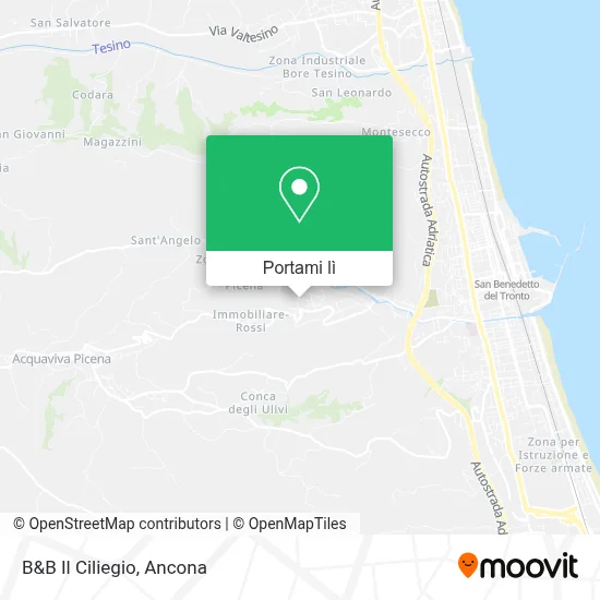 Mappa B&B Il Ciliegio
