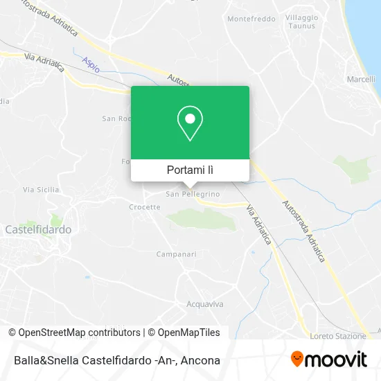 Mappa Balla&Snella Castelfidardo -An-