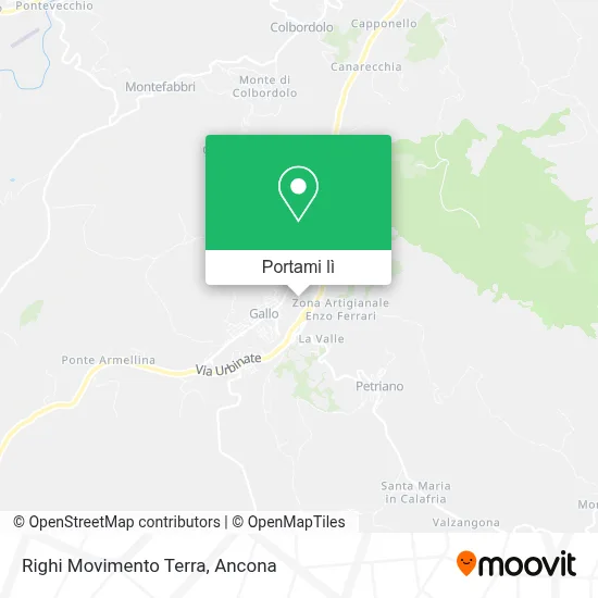 Mappa Righi Movimento Terra