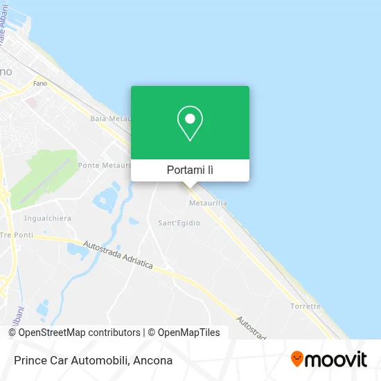 Mappa Prince Car Automobili