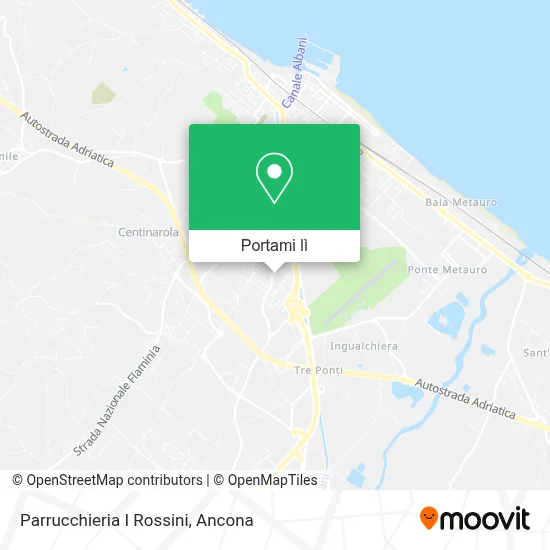 Mappa Parrucchieria I Rossini