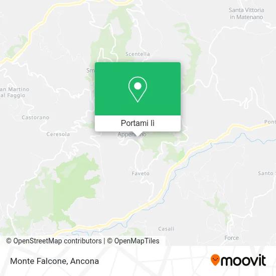 Mappa Monte Falcone