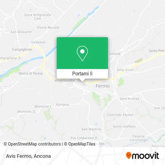 Mappa Avis Fermo