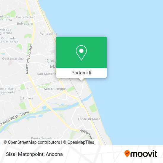 Mappa Sisal Matchpoint