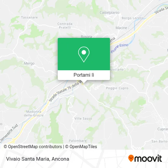 Mappa Vivaio Santa Maria