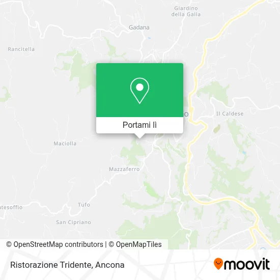 Mappa Ristorazione Tridente