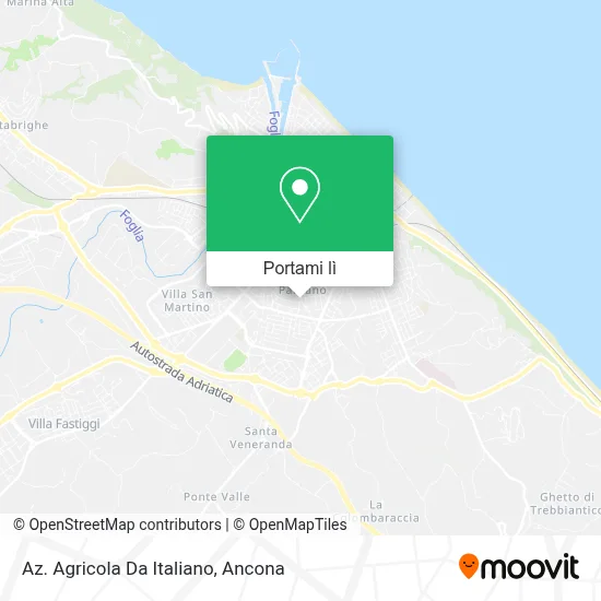 Mappa Az. Agricola Da Italiano