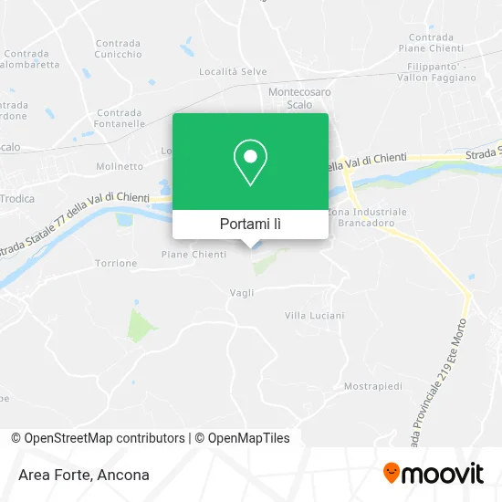 Mappa Area Forte