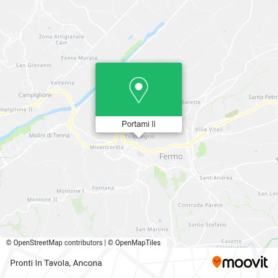 Mappa Pronti In Tavola