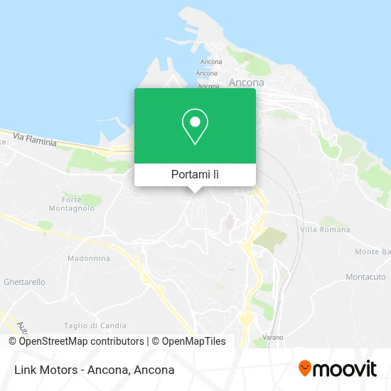 Mappa Link Motors - Ancona
