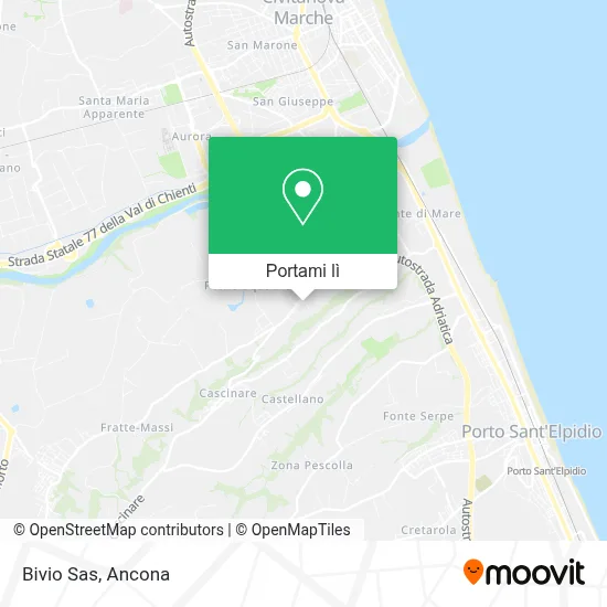 Mappa Bivio Sas