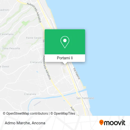 Mappa Admo Marche