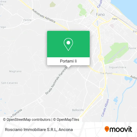 Mappa Rosciano Immobiliare S.R.L