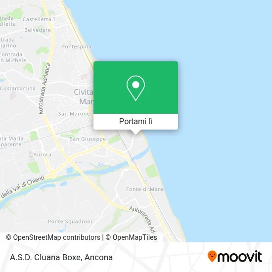 Mappa A.S.D. Cluana Boxe