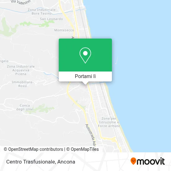 Mappa Centro Trasfusionale