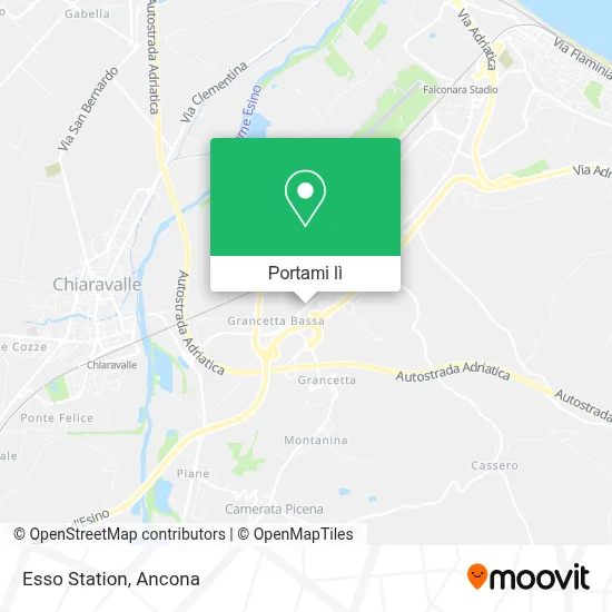 Mappa Esso Station