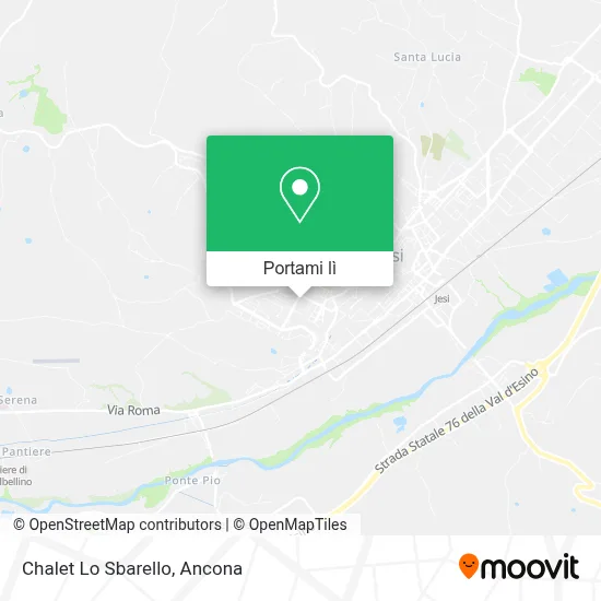 Mappa Chalet Lo Sbarello