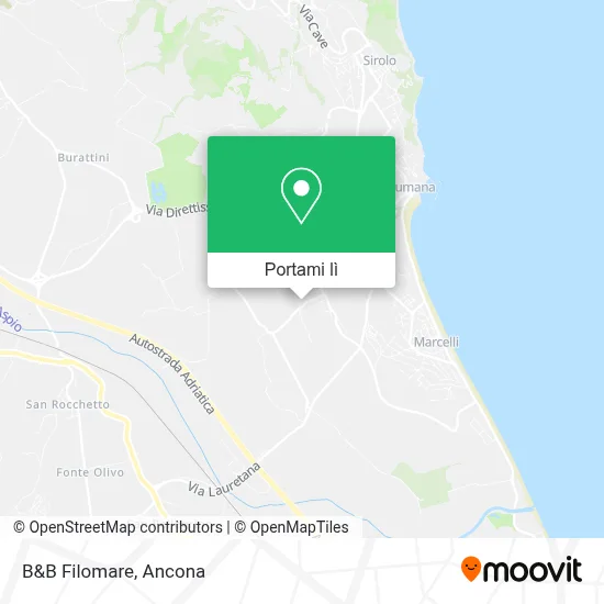 Mappa B&B Filomare