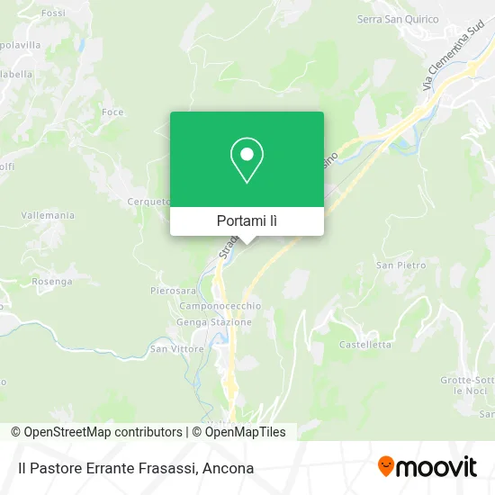Mappa Il Pastore Errante Frasassi