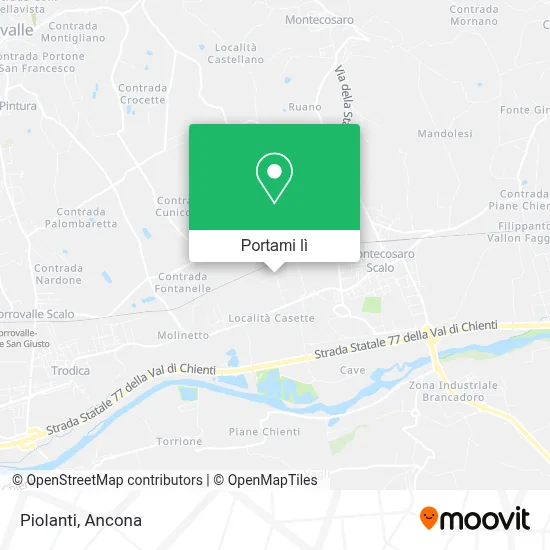 Mappa Piolanti