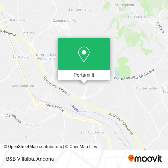 Mappa B&B Villalba
