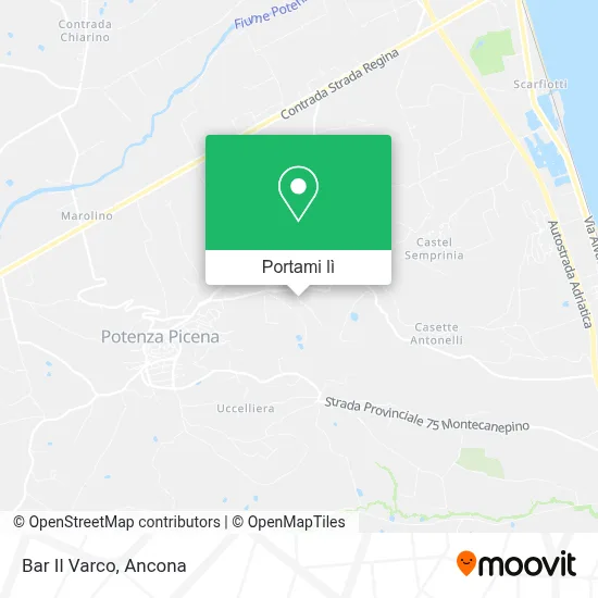 Mappa Bar Il Varco