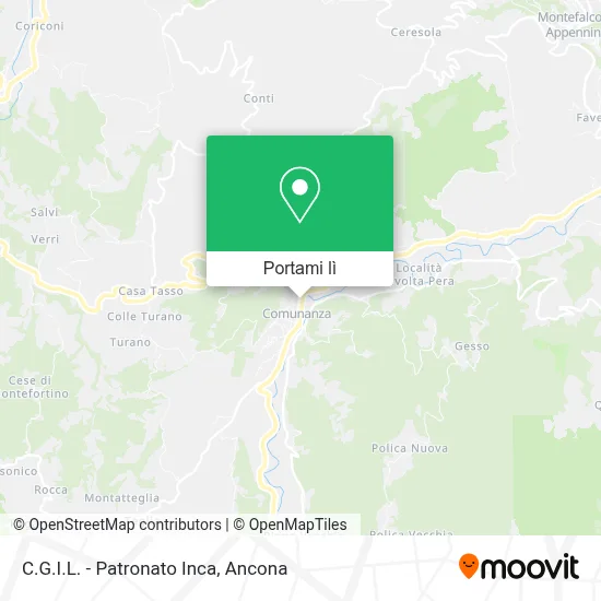 Mappa C.G.I.L. - Patronato Inca