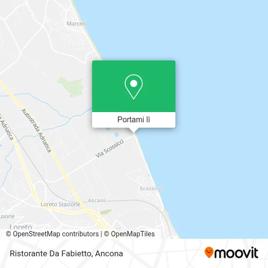 Mappa Ristorante Da Fabietto