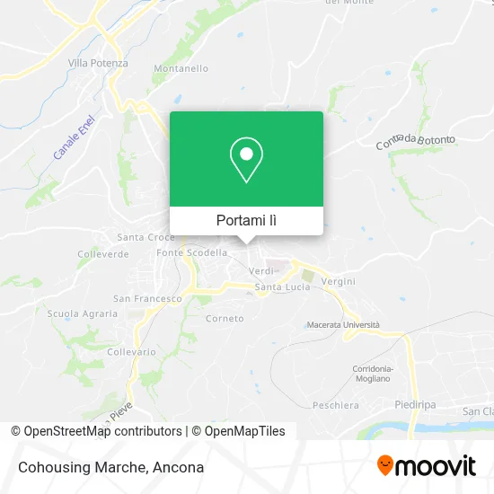 Mappa Cohousing Marche