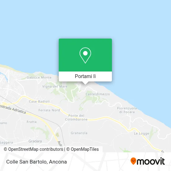 Mappa Colle San Bartolo
