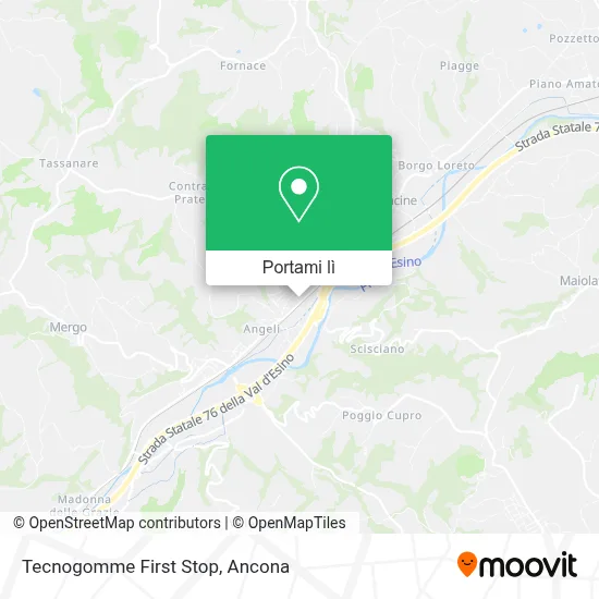 Mappa Tecnogomme First Stop