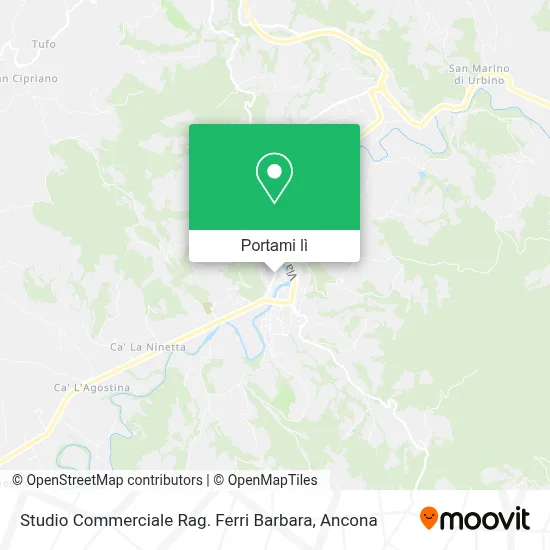 Mappa Studio Commerciale Rag. Ferri Barbara