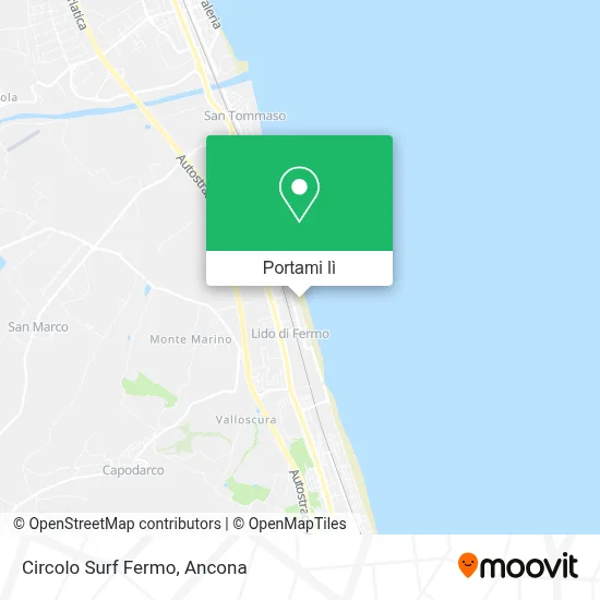 Mappa Circolo Surf Fermo