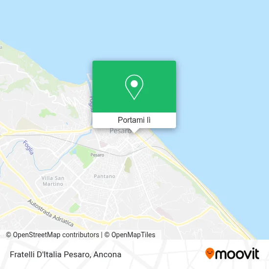 Mappa Fratelli D'Italia Pesaro