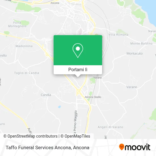 Mappa Taffo Funeral Services Ancona
