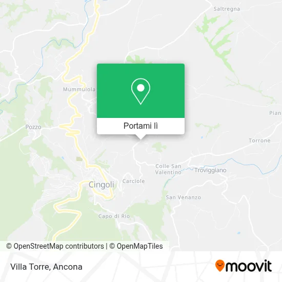 Mappa Villa Torre