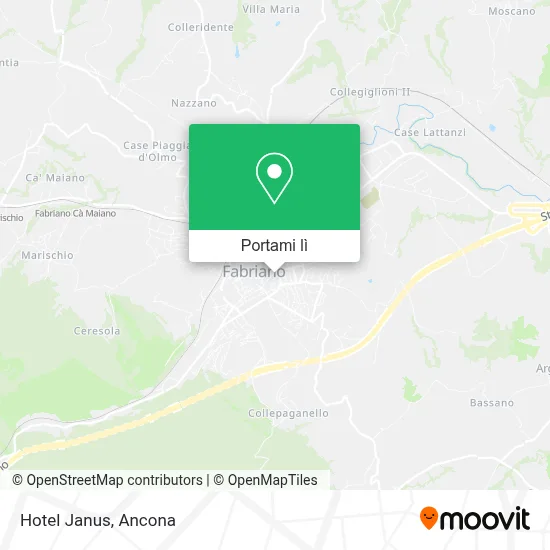 Mappa Hotel Janus