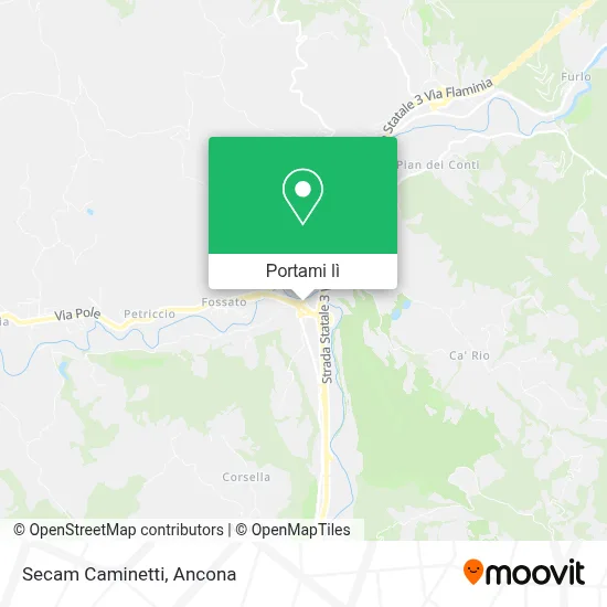 Mappa Secam Caminetti