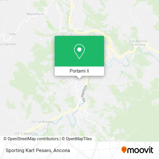 Mappa Sporting Kart Pesaro