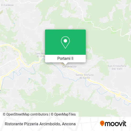 Mappa Ristorante Pizzeria Arcimboldo