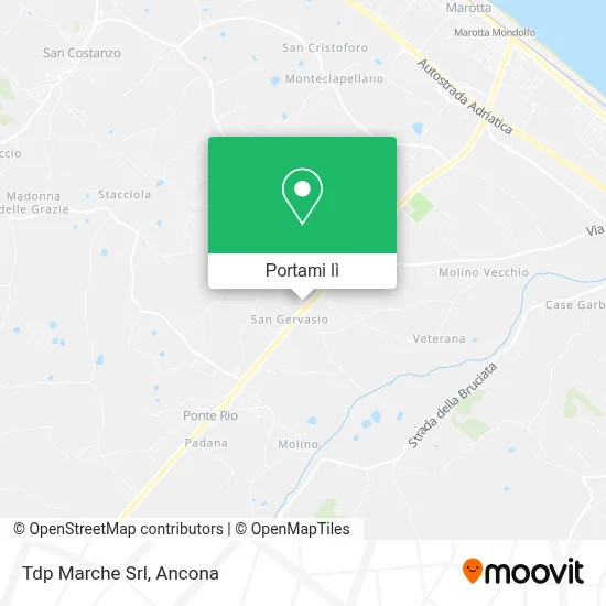 Mappa Tdp Marche Srl