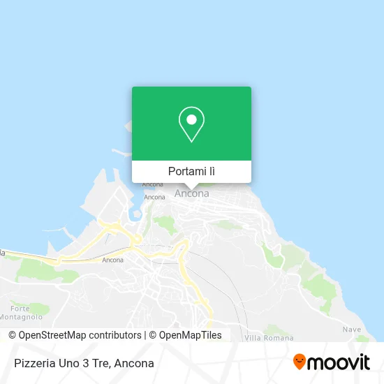 Mappa Pizzeria Uno 3 Tre